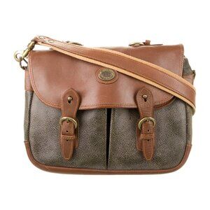 Mark Cross Leather Messenger Bag